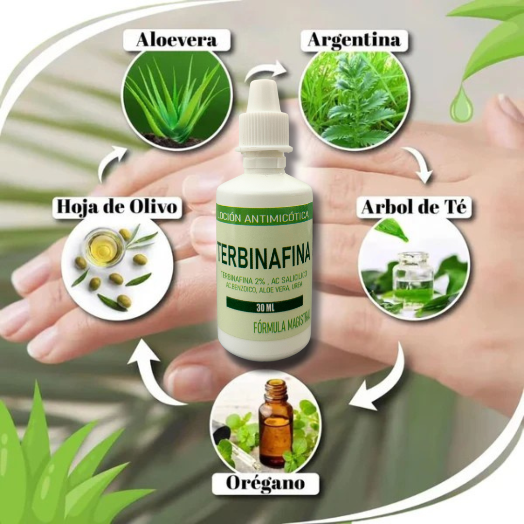 PACK ANTIMICOTICO (GOTAS DE TERBINAFINA + JABON ANTIMICOTICO (SYNDET) (ELIMINA HONGOS EN LAS UÑAS Y PIE DE ATLETA)- S032