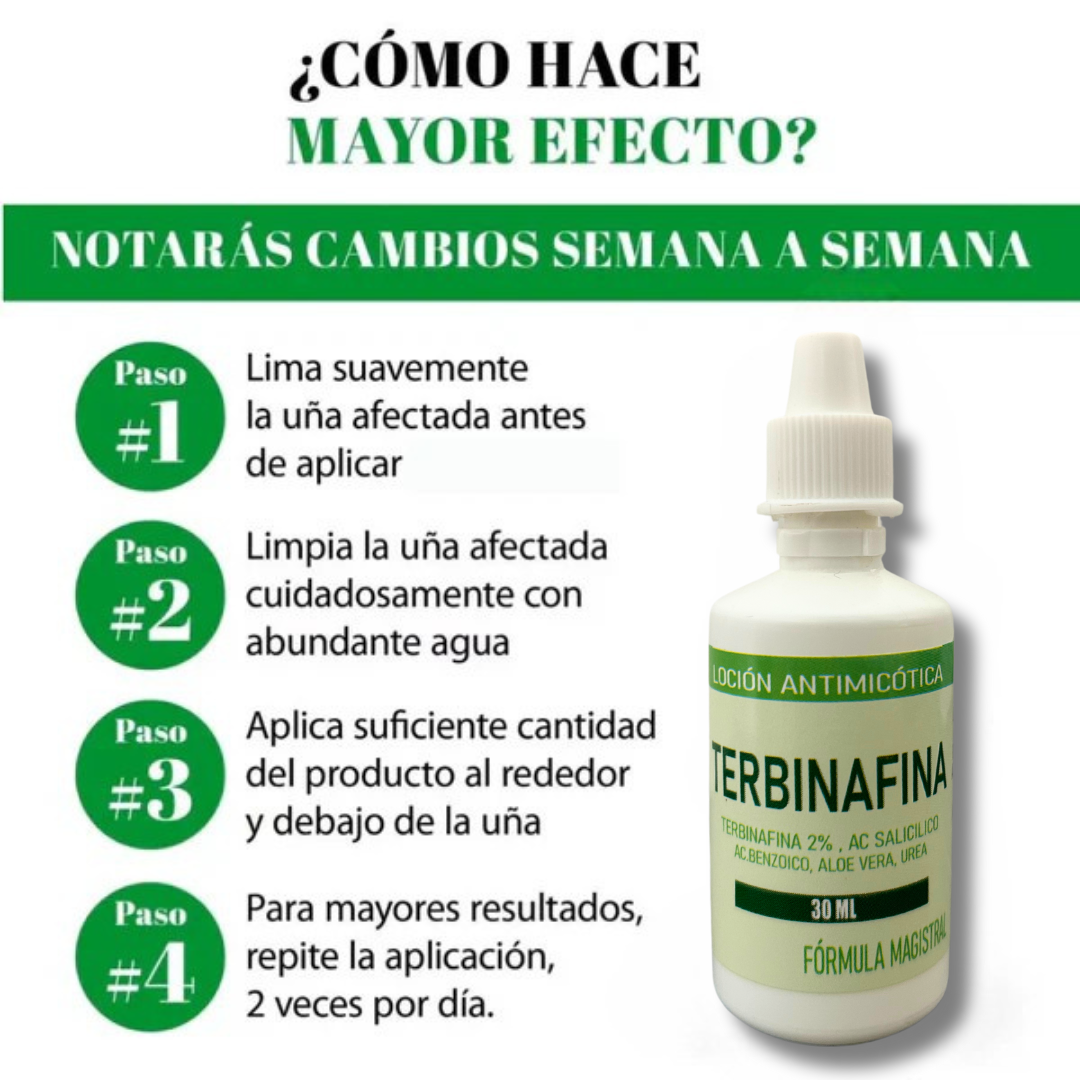 GOTAS DE TERBINAFINA QUITA HONGOS - S007