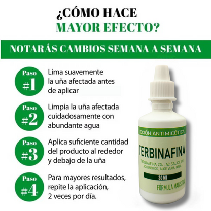 GOTAS DE TERBINAFINA QUITA HONGOS - S007