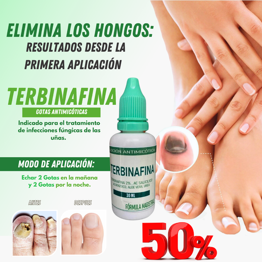 GOTAS DE TERBINAFINA 50% DSCTO.