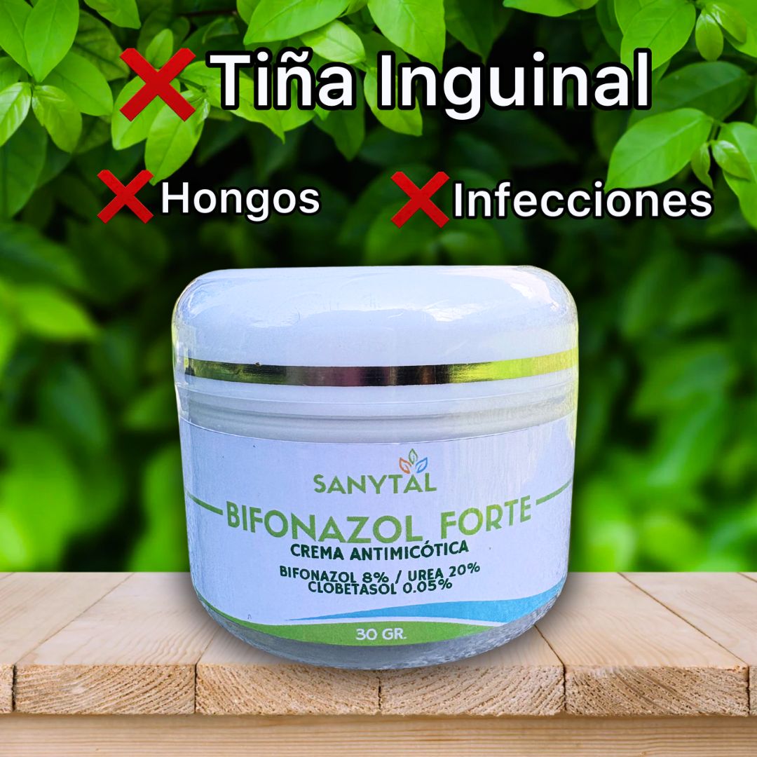 BIFONAZOL FORTE 3 EN 1 - UREA 20% / CLOBETASOL 0.05% (Elimina tiñas e infecciones por hongos)  S003